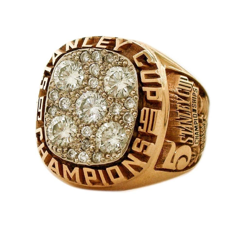 1990 Edmonton Oilers Stanley Cup Owner's Ring – Gold & Silver Pawn Shop