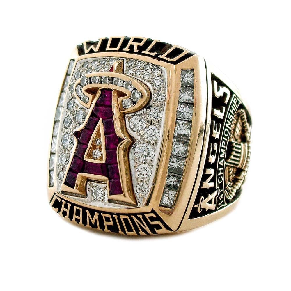 2002 Anaheim Angels World Series Championship Ring Face