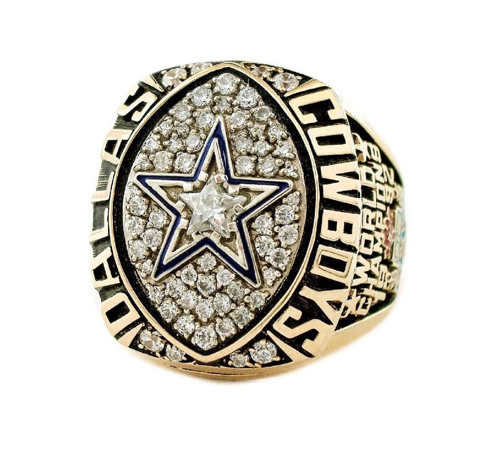 1992 Dallas Cowboys NFL Super Bowl Championship Ring Face