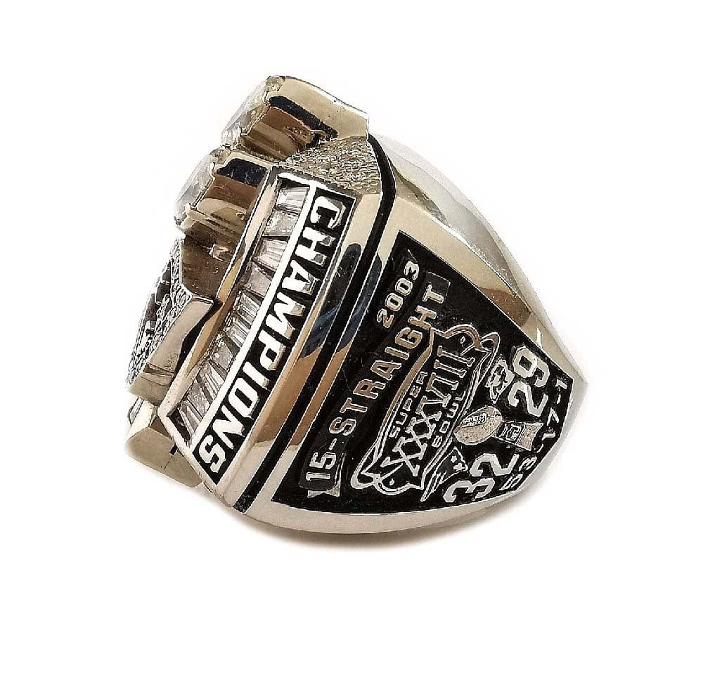 NEED INFO - 2003 New England Patriots NFL Super Bowl Championship Ring Side