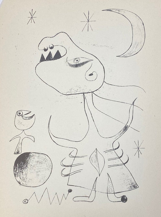 Joan Miro; Lithograph XXXII