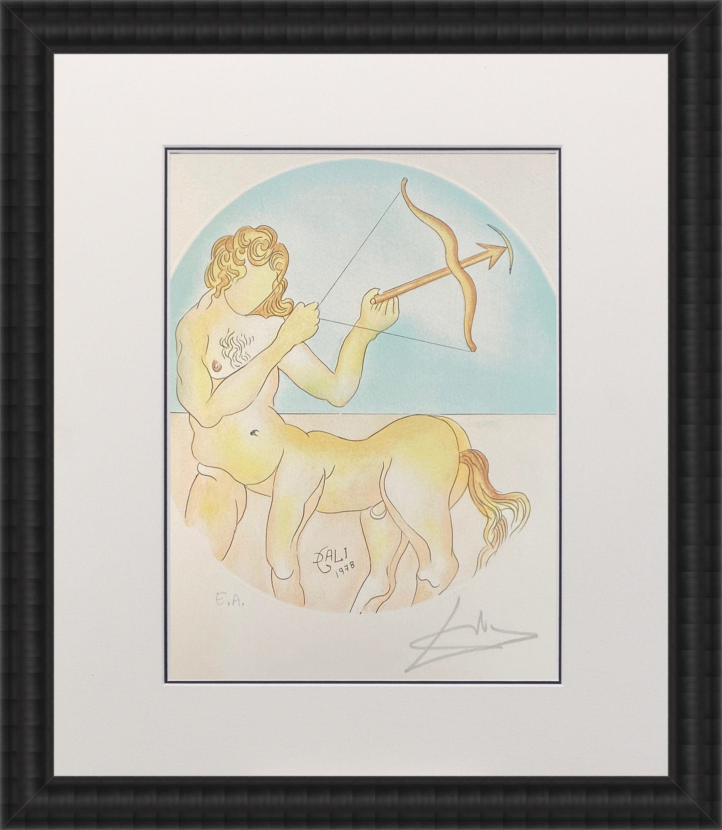 Salvador Dali (After); "Sagittarius" - Zodiac Suite