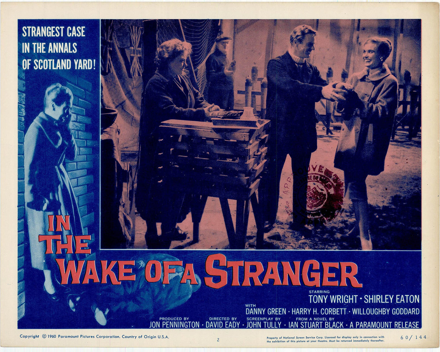 In the Wake of a Stranger Movie Lobby Card