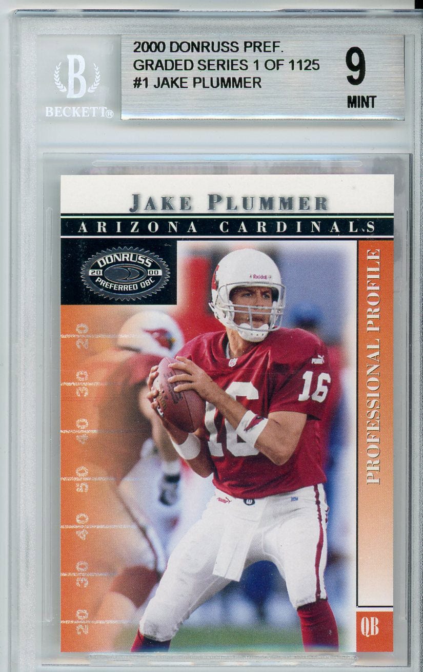 Jake Plummer - Arizona Cardinals Graded Trading Card