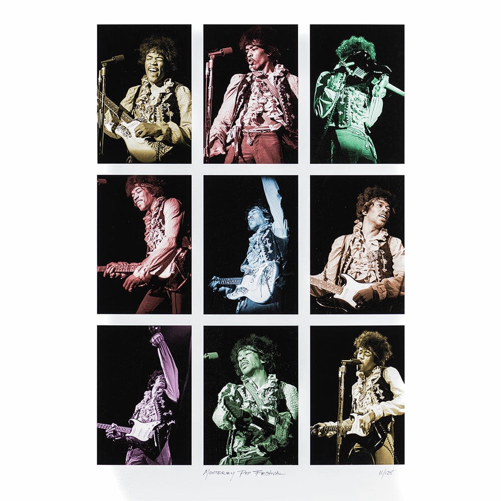Jimi Hendrix on Stage - Monterey Pop Festival