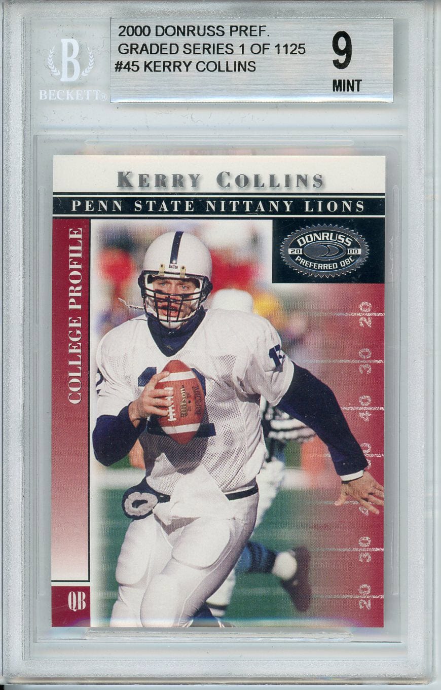 Kerry Collins - Graded Trading Card