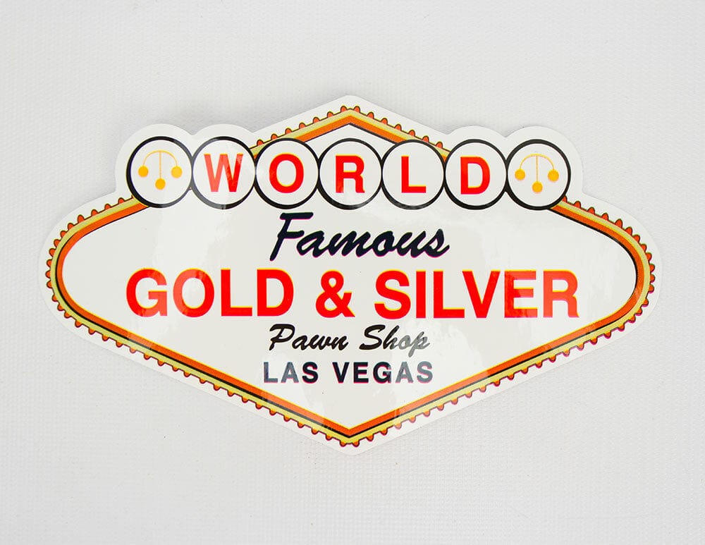 Gold & Silver Pawn Classic Stickers