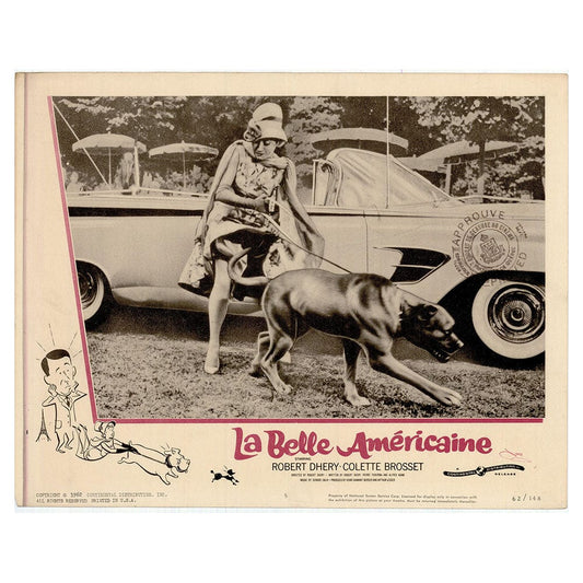 La Belle Americaine Movie Lobby Card