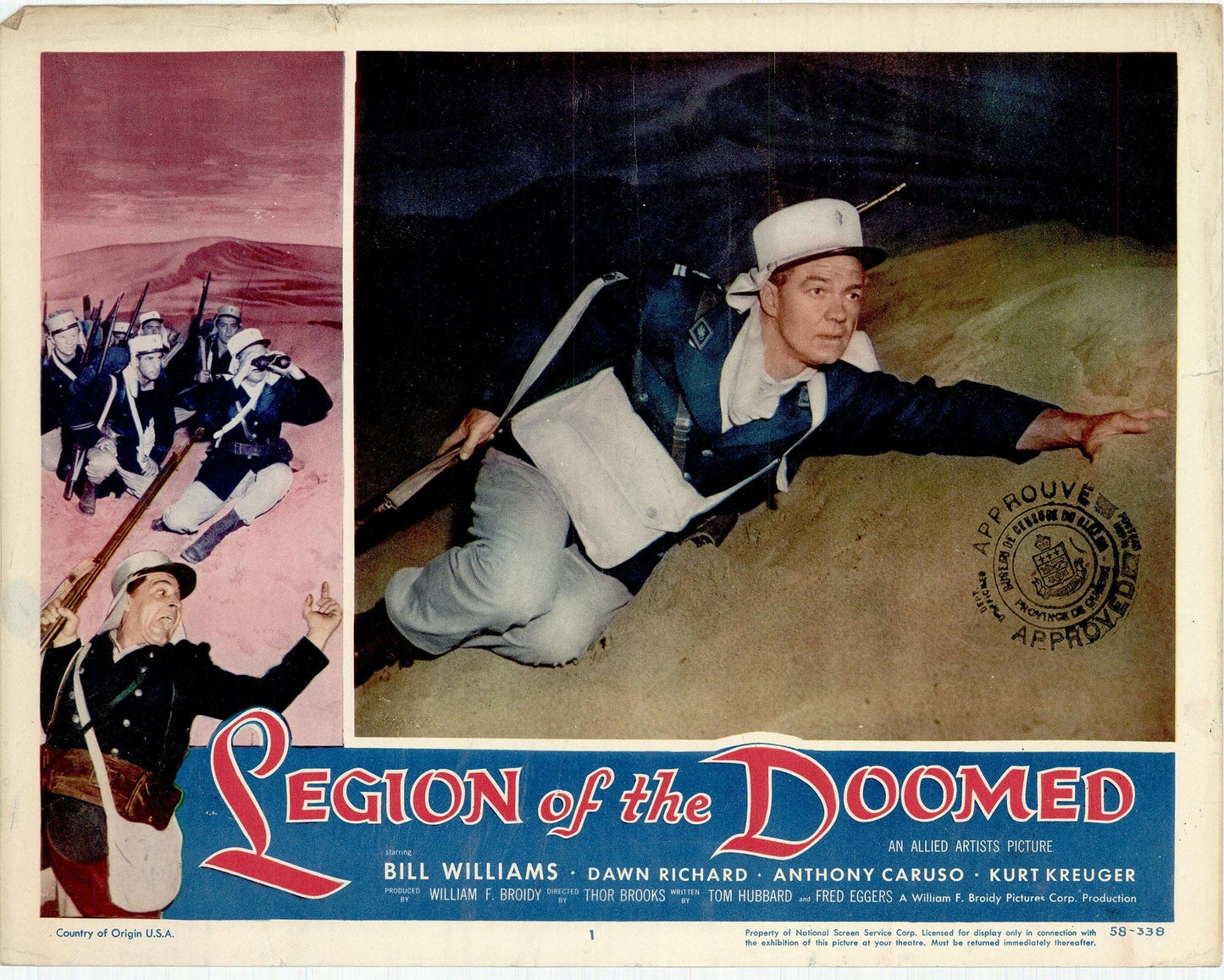 Legion of the Doomed Movie Lobby Card