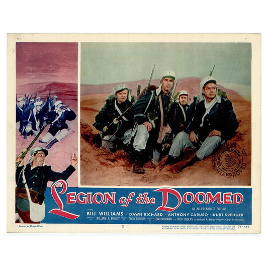 Legion of the Doomed Movie Lobby Card