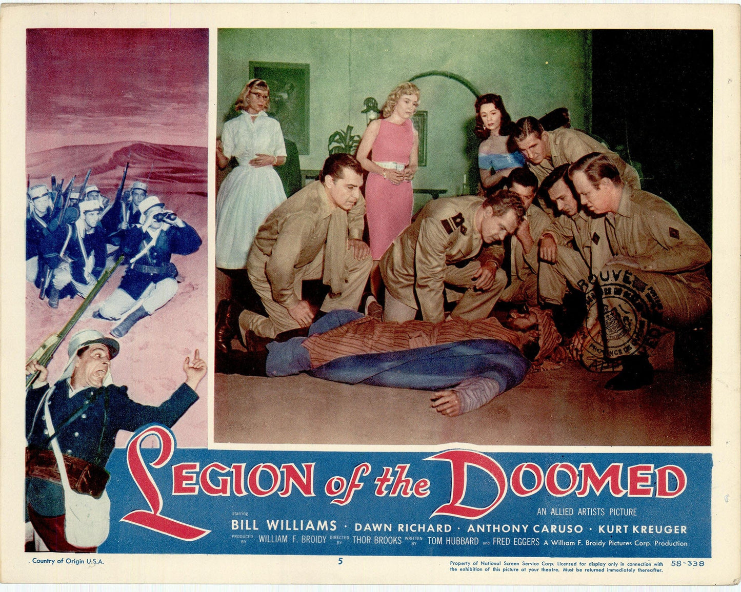 Legion of the Doomed Movie Lobby Card