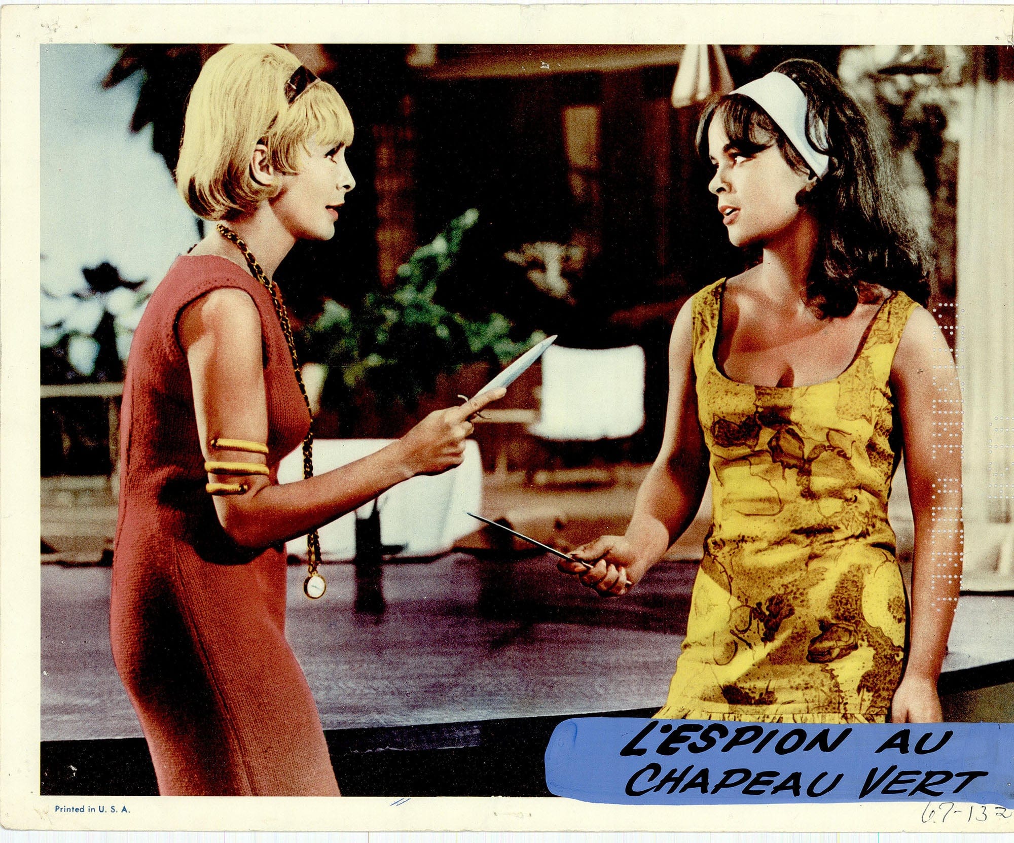 L'Espion au chapeau vert: Original Lobby Card Bundle, 1967 – Gold