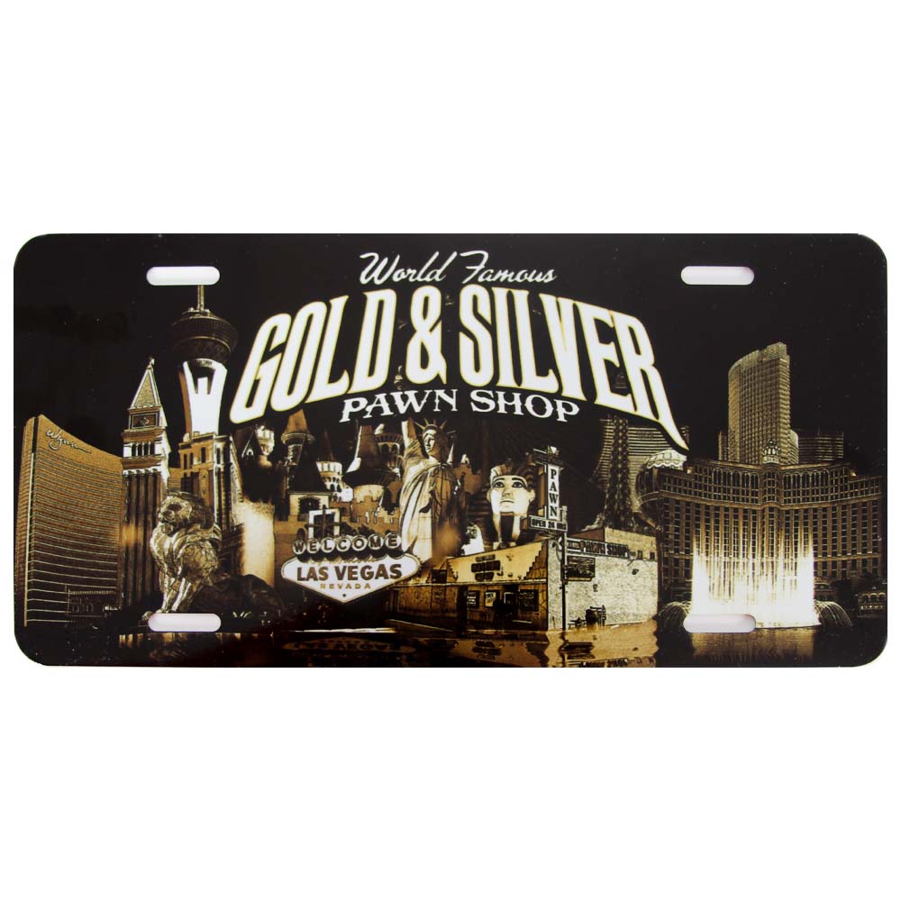 Las Vegas Gold & Silver Pawn Shop License Plate Thumbnail
