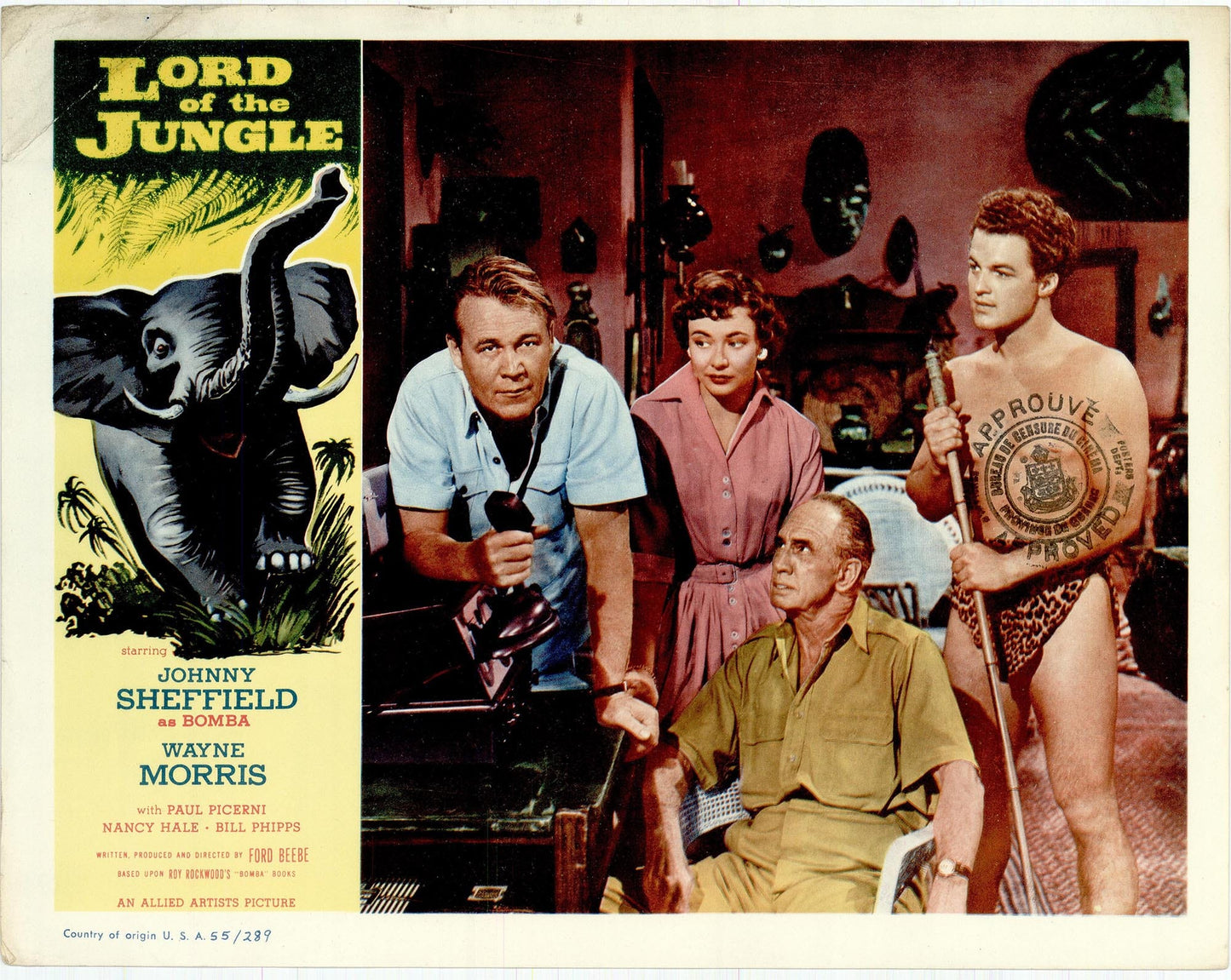 Lord of the Jungle Movie Lobby Card – Gold & Silver Pawn Shop