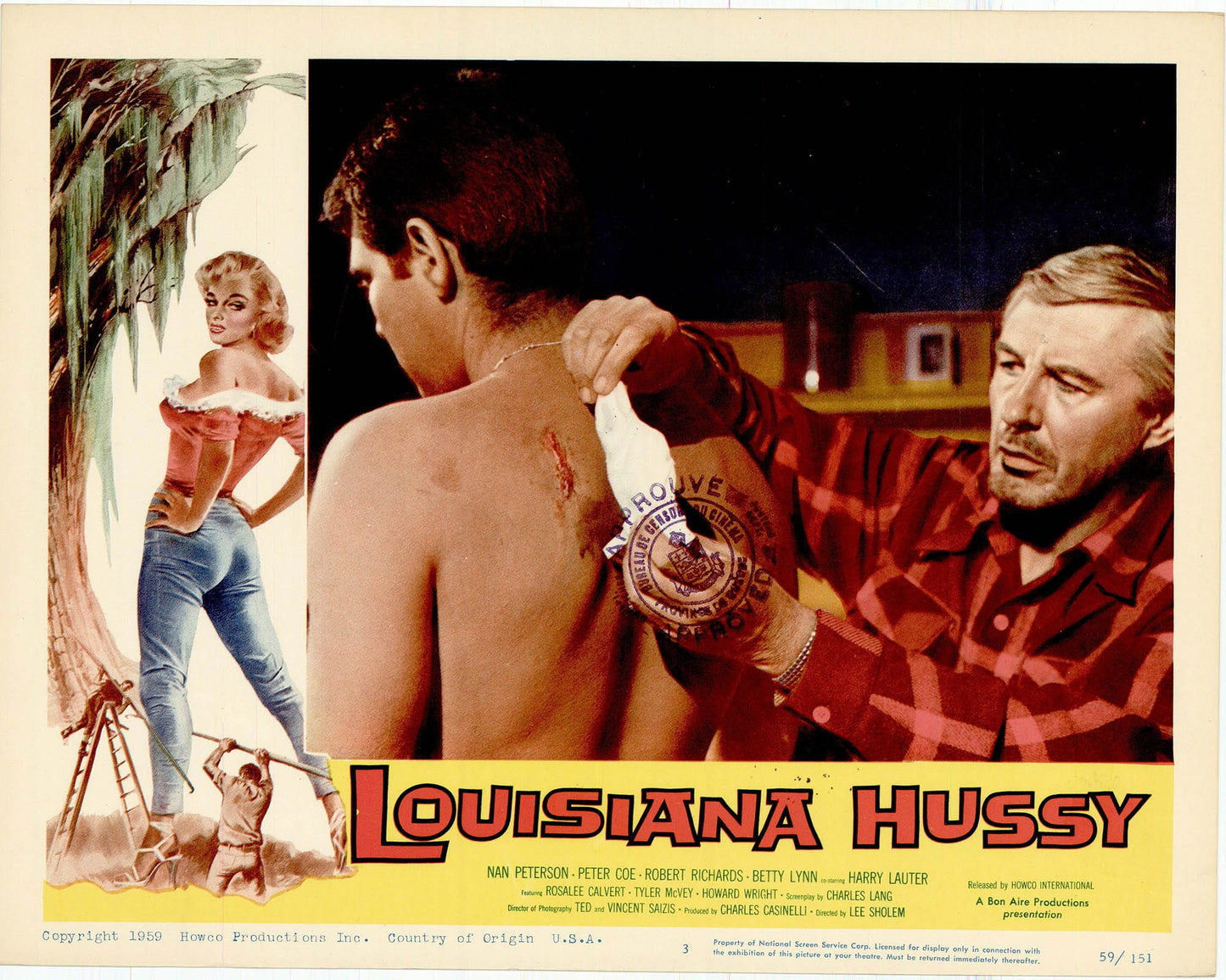 The Louisiana Hussy Movie Lobby Card