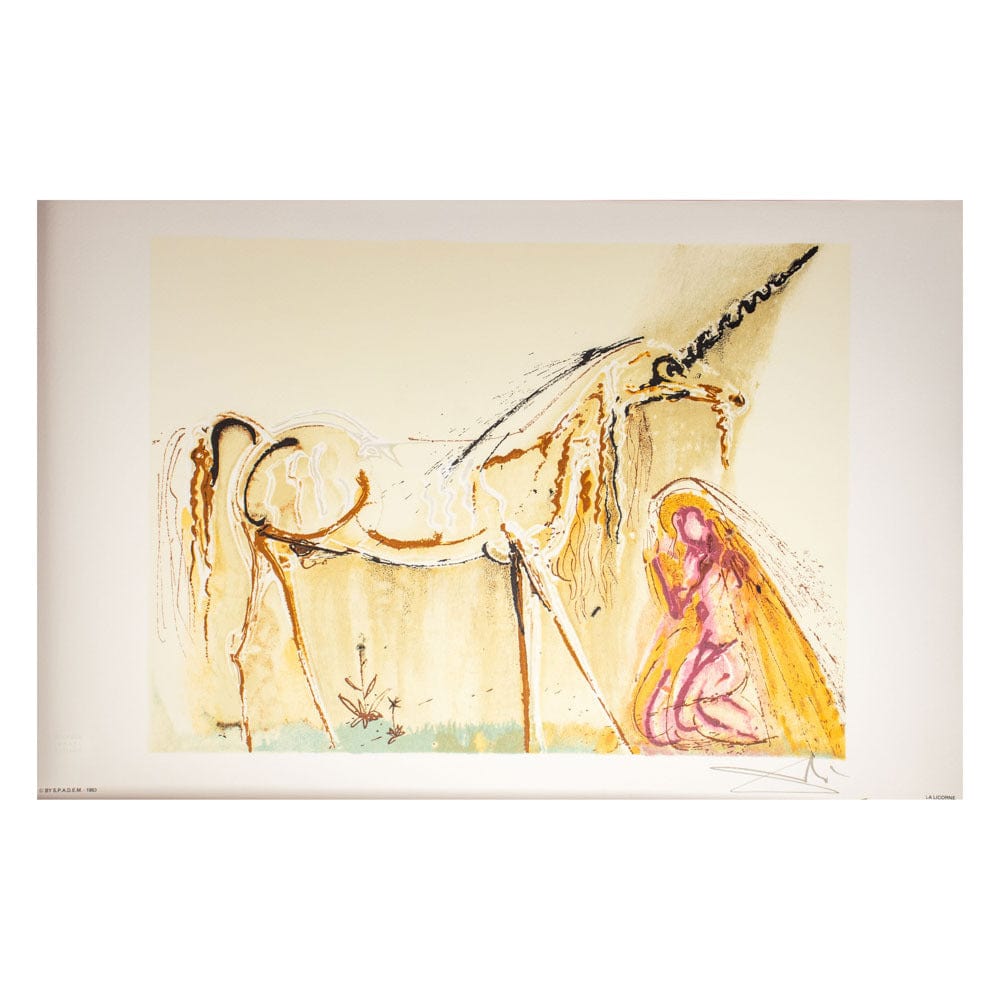 Salvador Dali - “La Licorne” – Les Chevaux de Dali