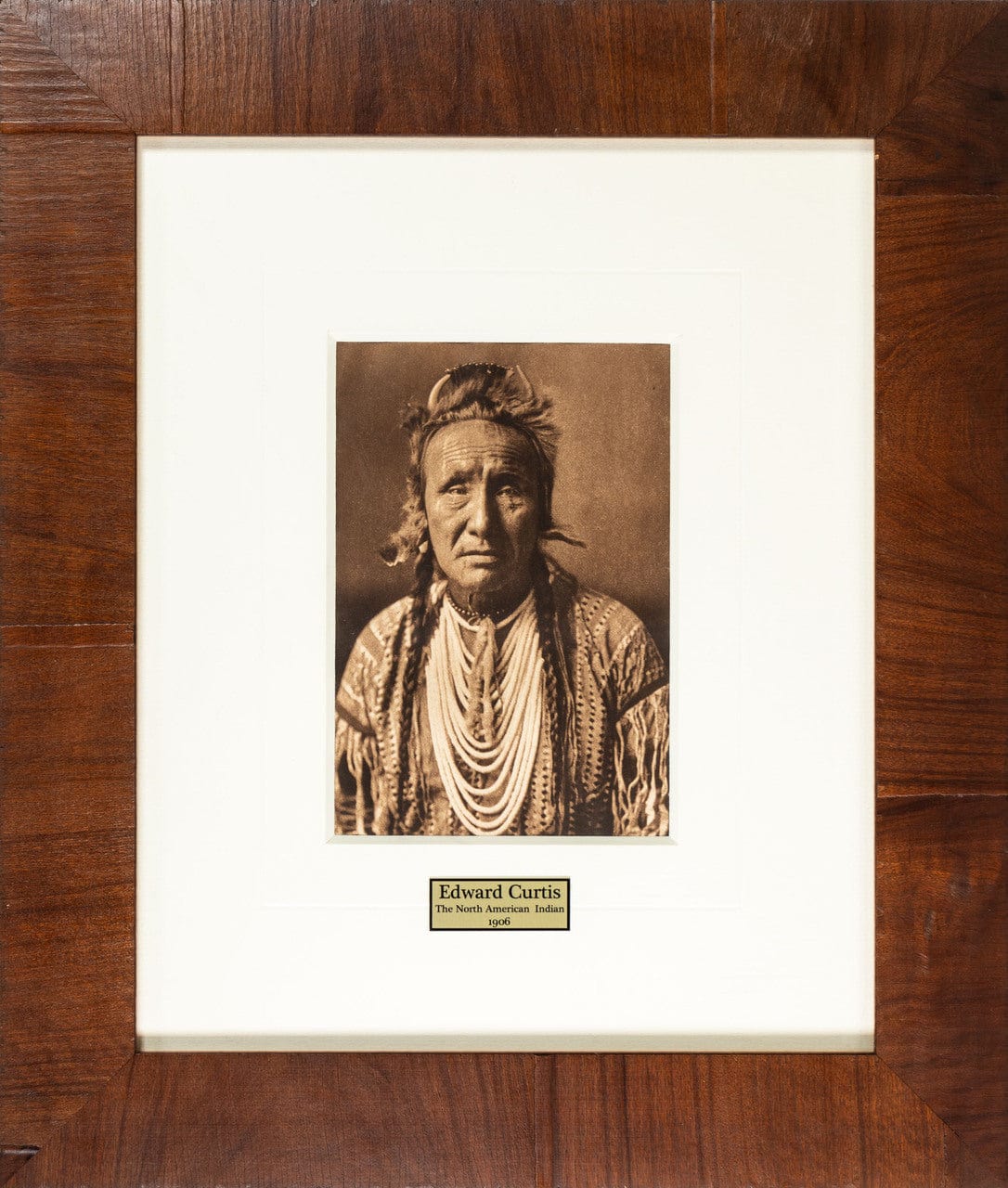 Edward Curtis, American photographer, photography, Native American, American West (framed)