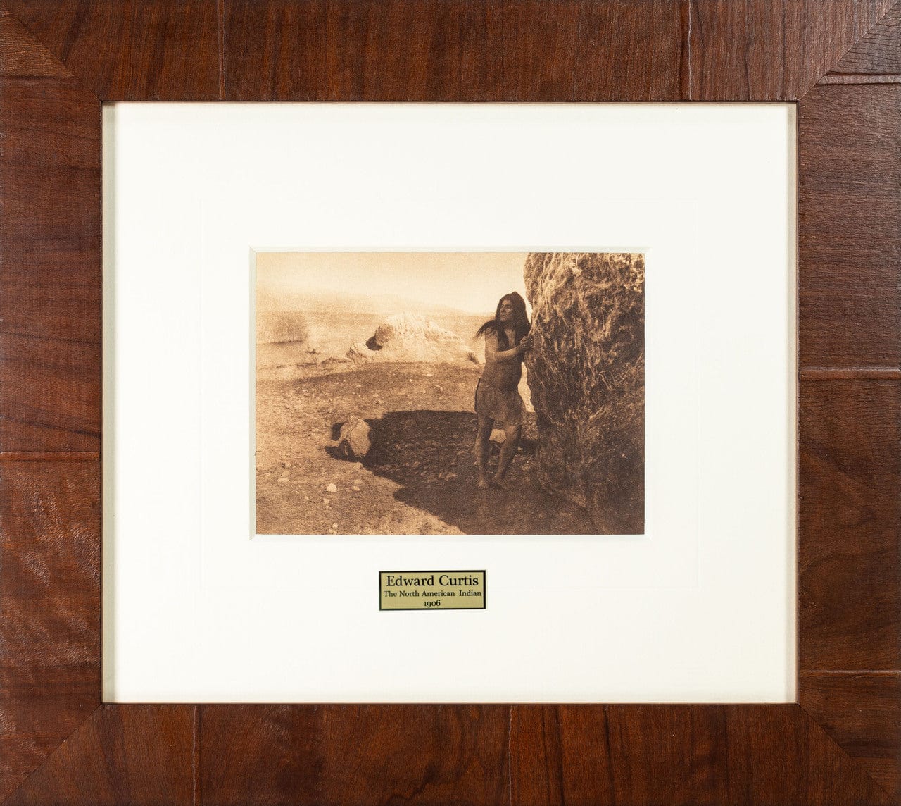 Edward Curtis, American photographer, photography, Native American, American West (framed)