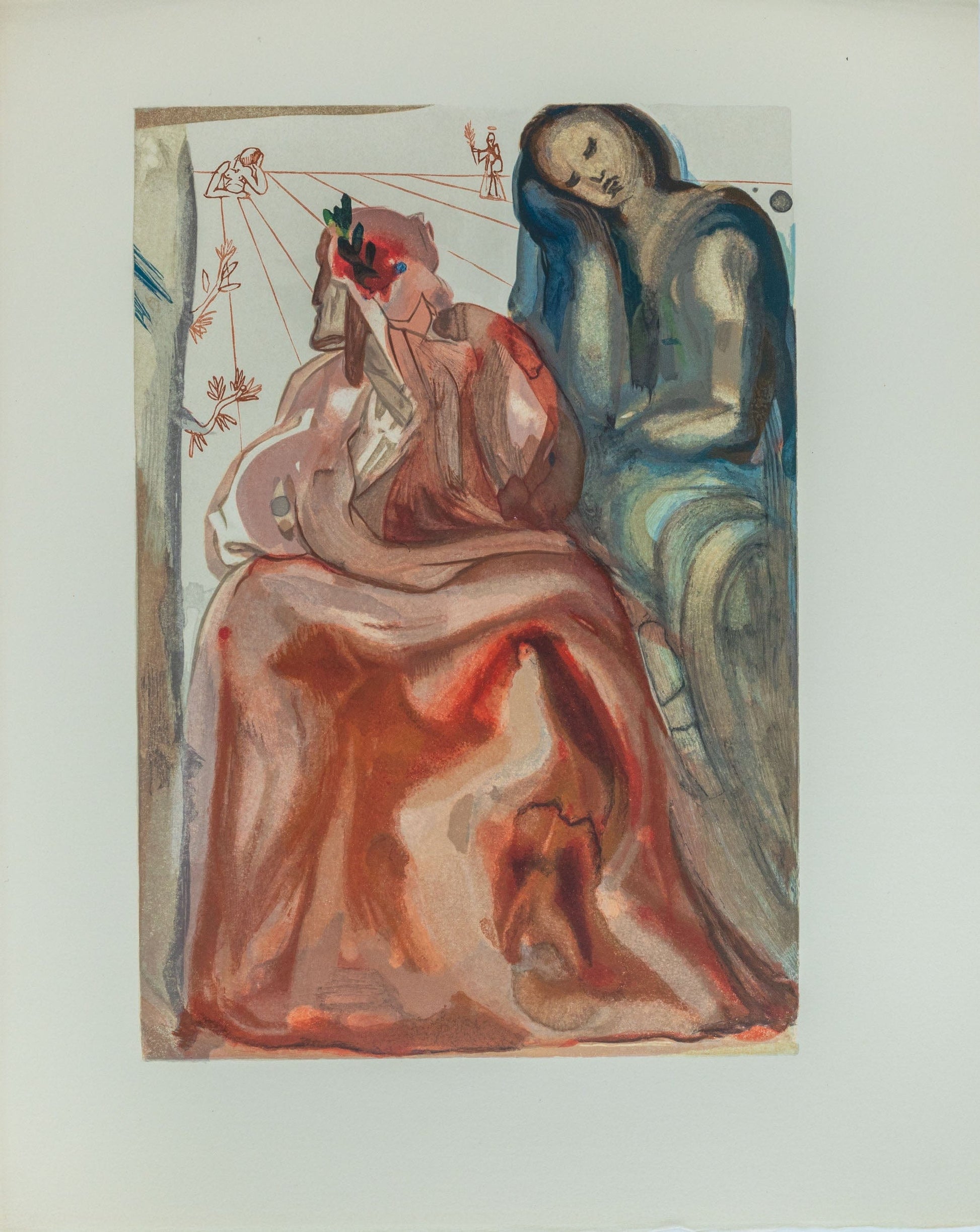 Salvador Dali - Dante Re-Awakens Art G S Pawn