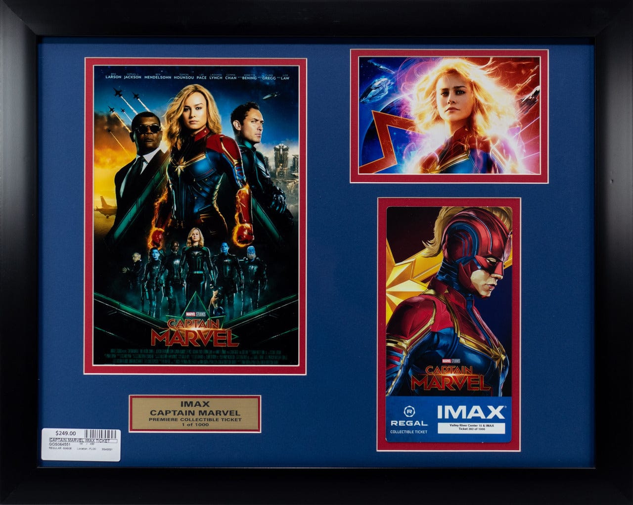 Movie Collectible: Captain Marvel IMAX Ticket