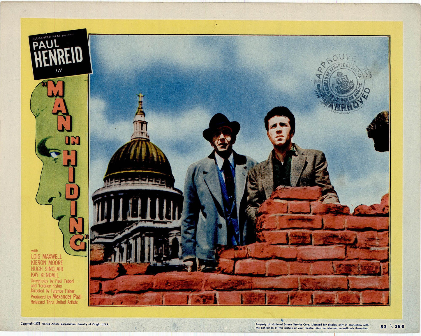 Man in Hiding Movie Lobby Card