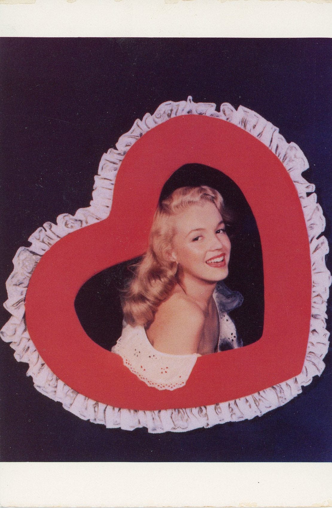 Marilyn Monroe Vintage Postcard - by Bruno Bernard