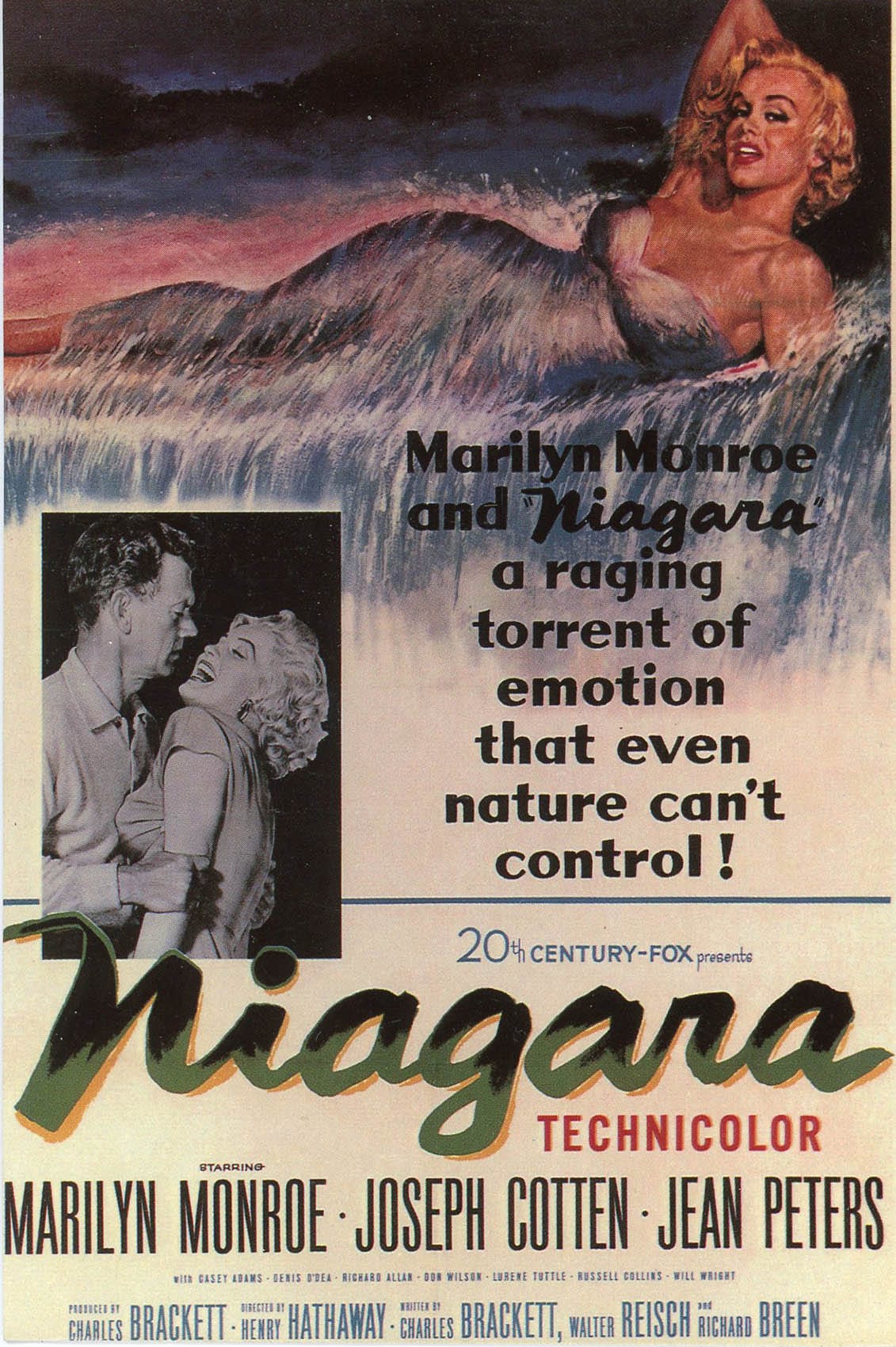 Marilyn Monroe Vintage Style Postcard - "Niagara"