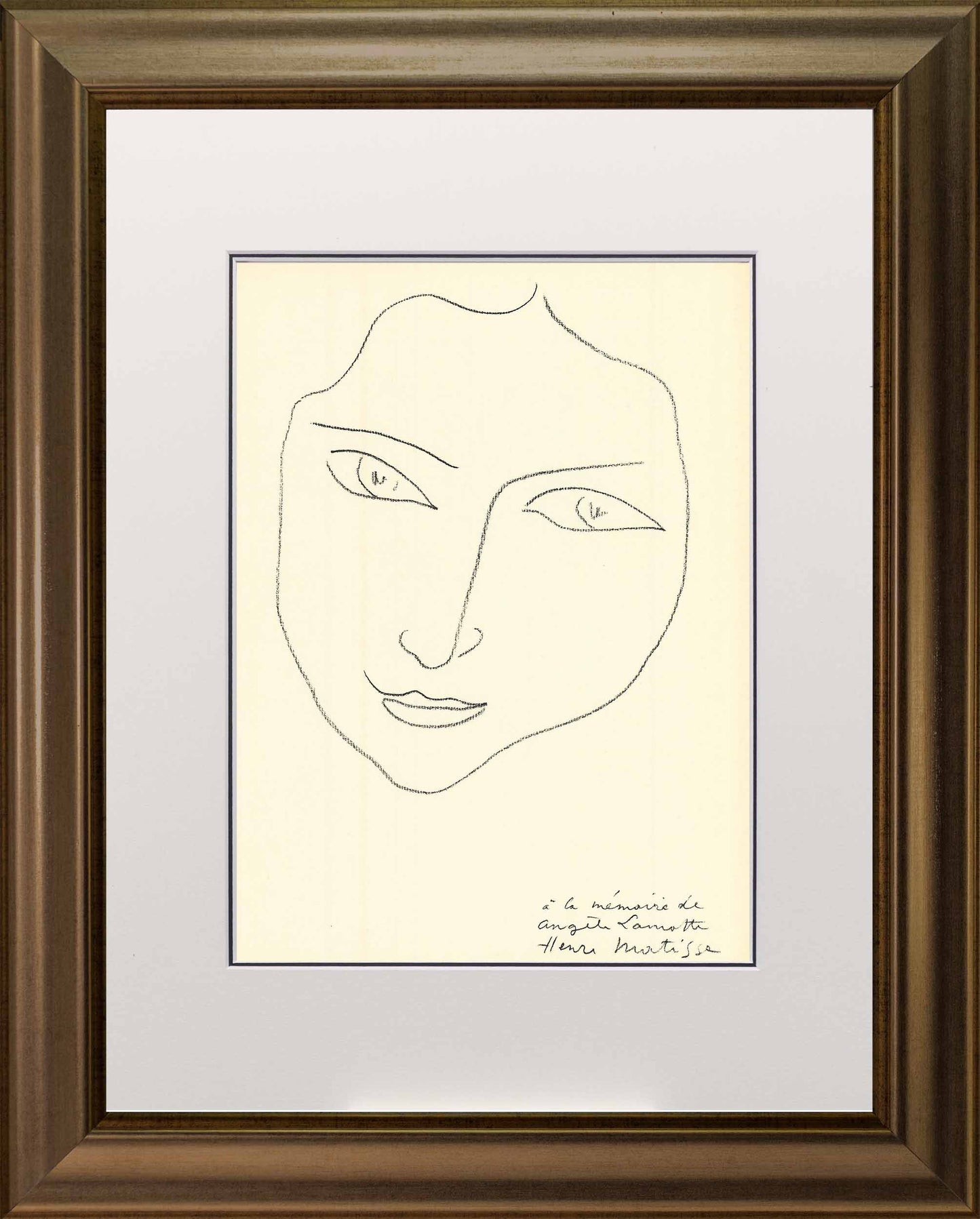 Henri Matisse; Angele Lamotte