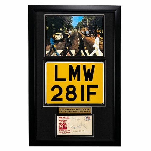 The Beatles "Abbey Road" Memorabilia - VW License Plate