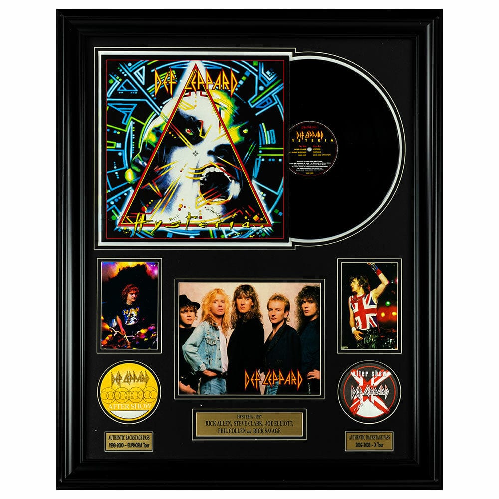 Def Leppard Memorabilia w/ Album & 2 Authentic Backstage Passes Thumb
