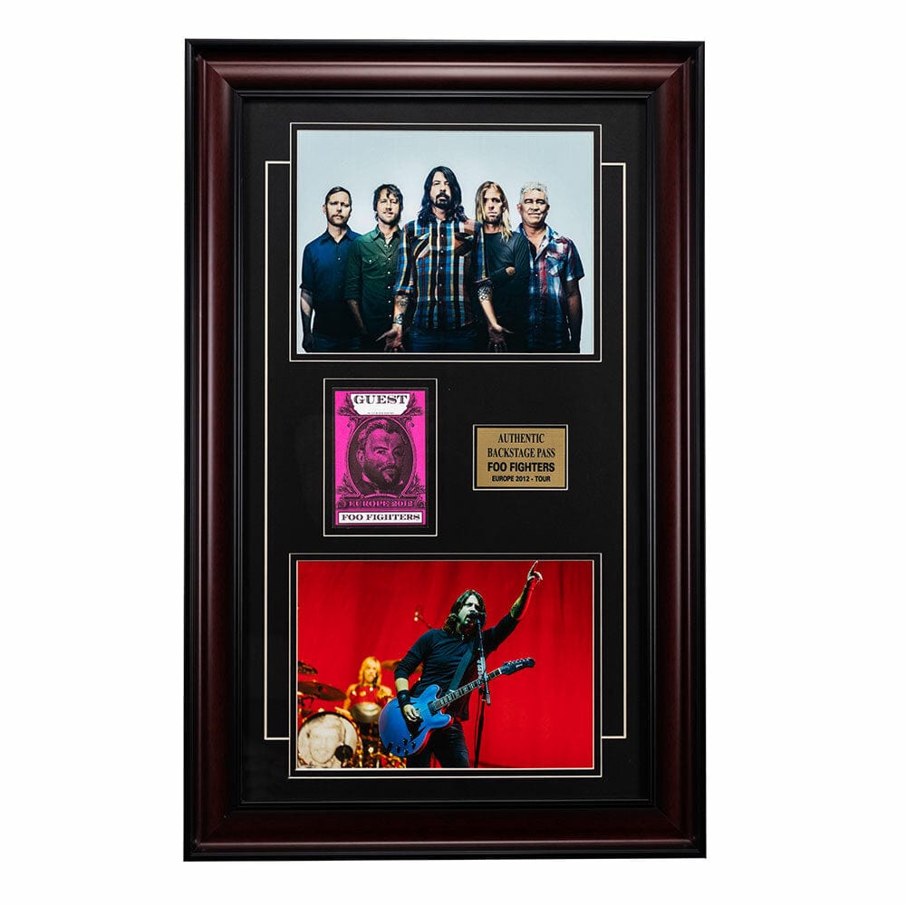 Foo Fighters Memorabilia - Backstage Pass Framed