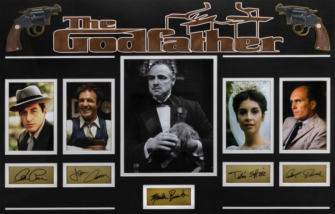 Godfather Movie Cast Signature (Large Memorabilia)