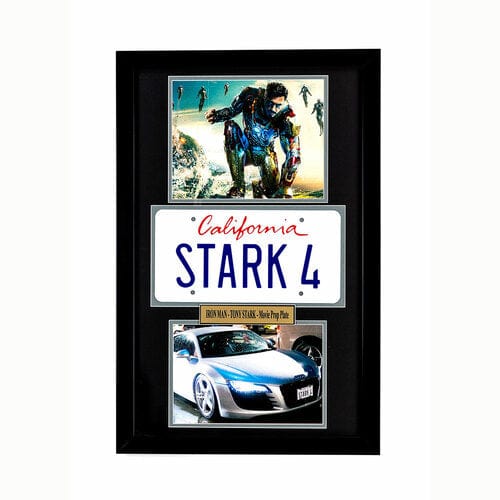 "Iron Man" Movie Memorabilia - Tony Stark License Plate