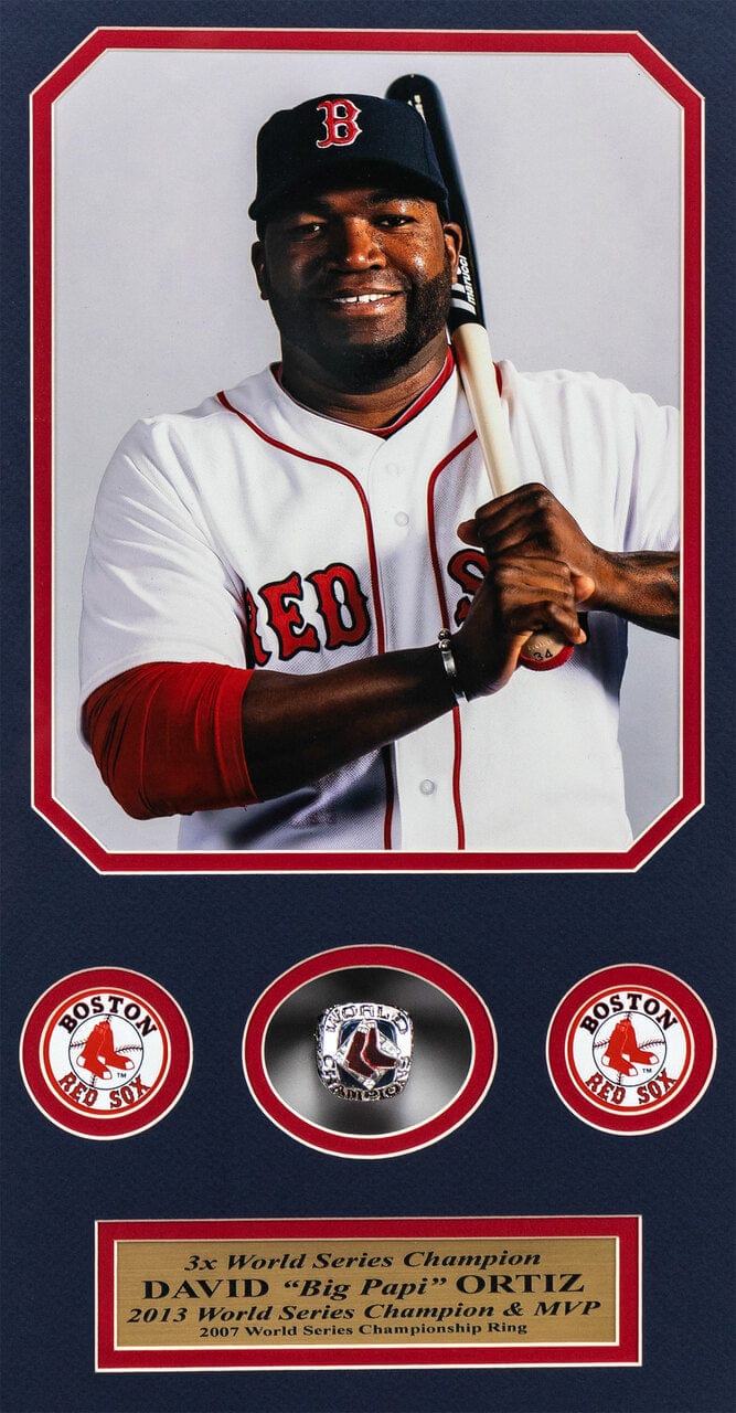 Boston Red Sox 2013 MLB World Series Champions Black Framed Jersey Case