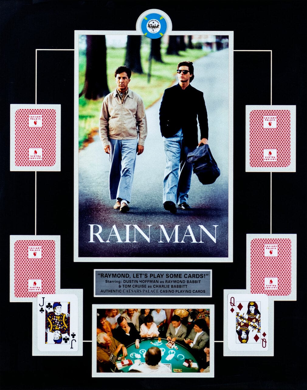 "Rainman" Movie Memorabilia - Caesars Palace Playing Cards
