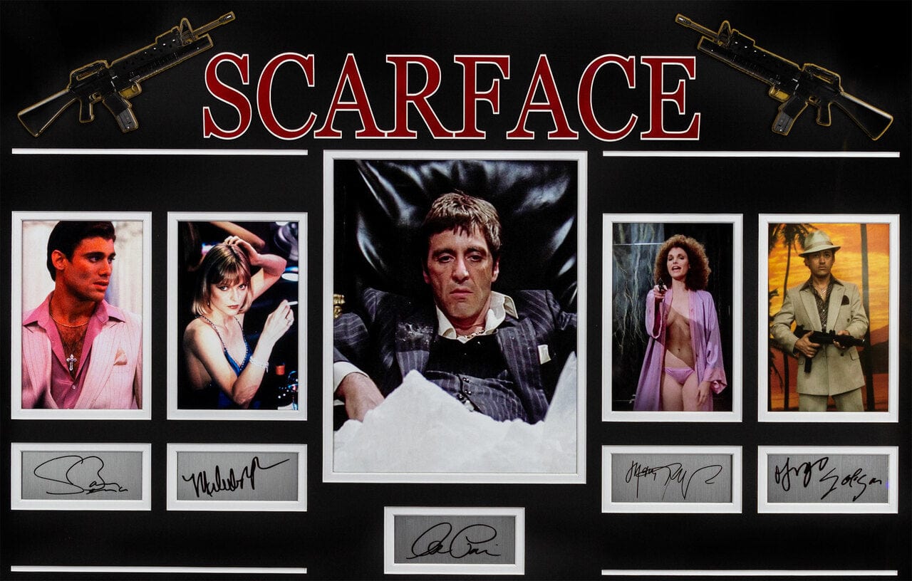 Scarface Movie Cast Signature (Large Memorabilia)