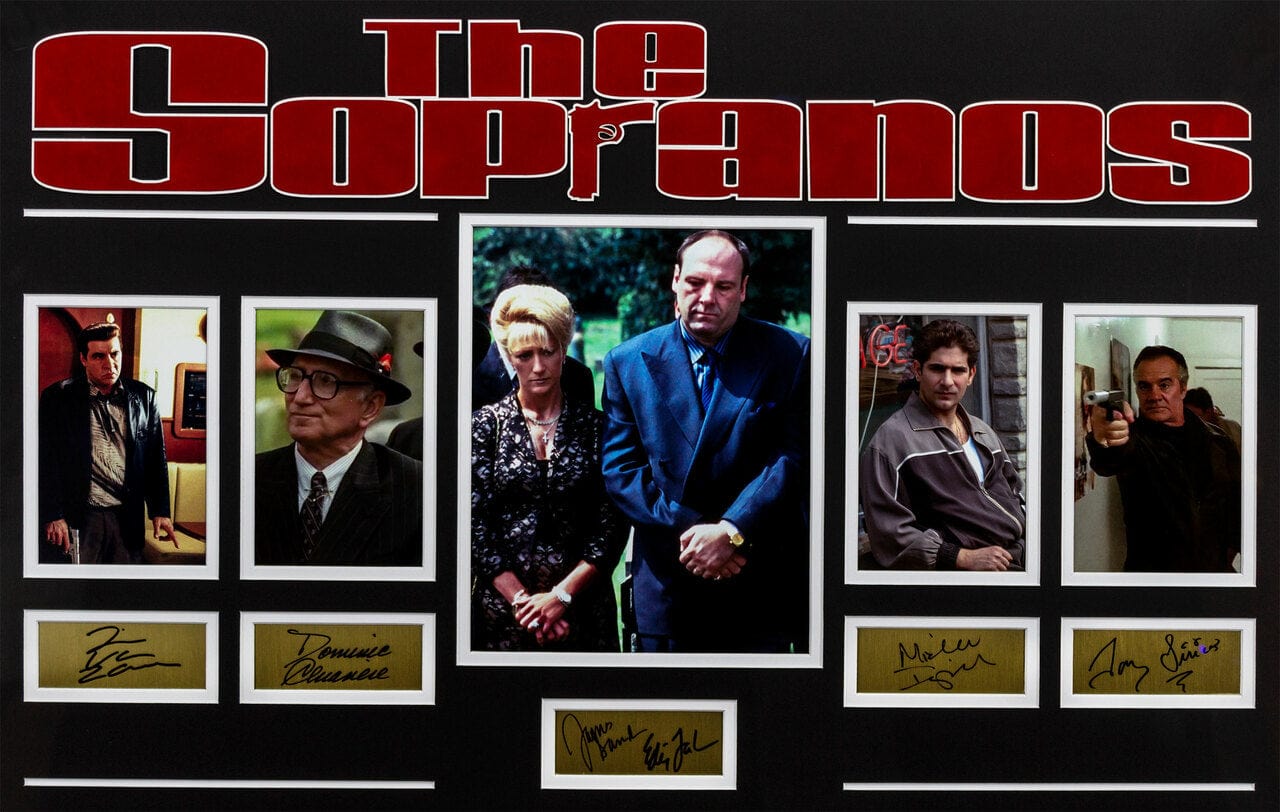 Sopranos TV Show Cast Signature Memorabilia