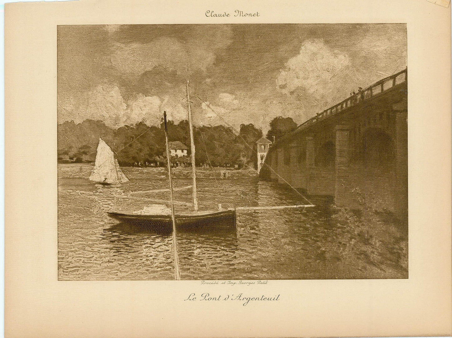 Claude Monet - Pont d’Argenteuil