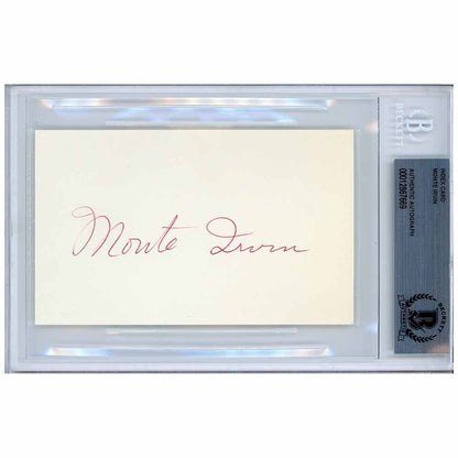 Monte Irvin - Beckett Authenticated Autograph