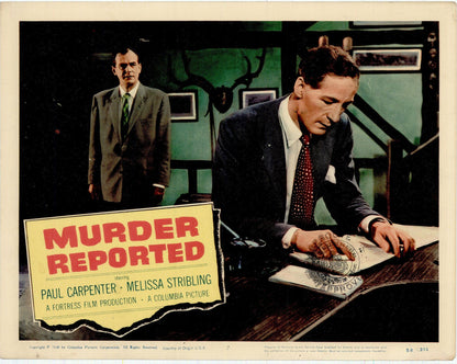 Murder Reported Movie Lobby Card