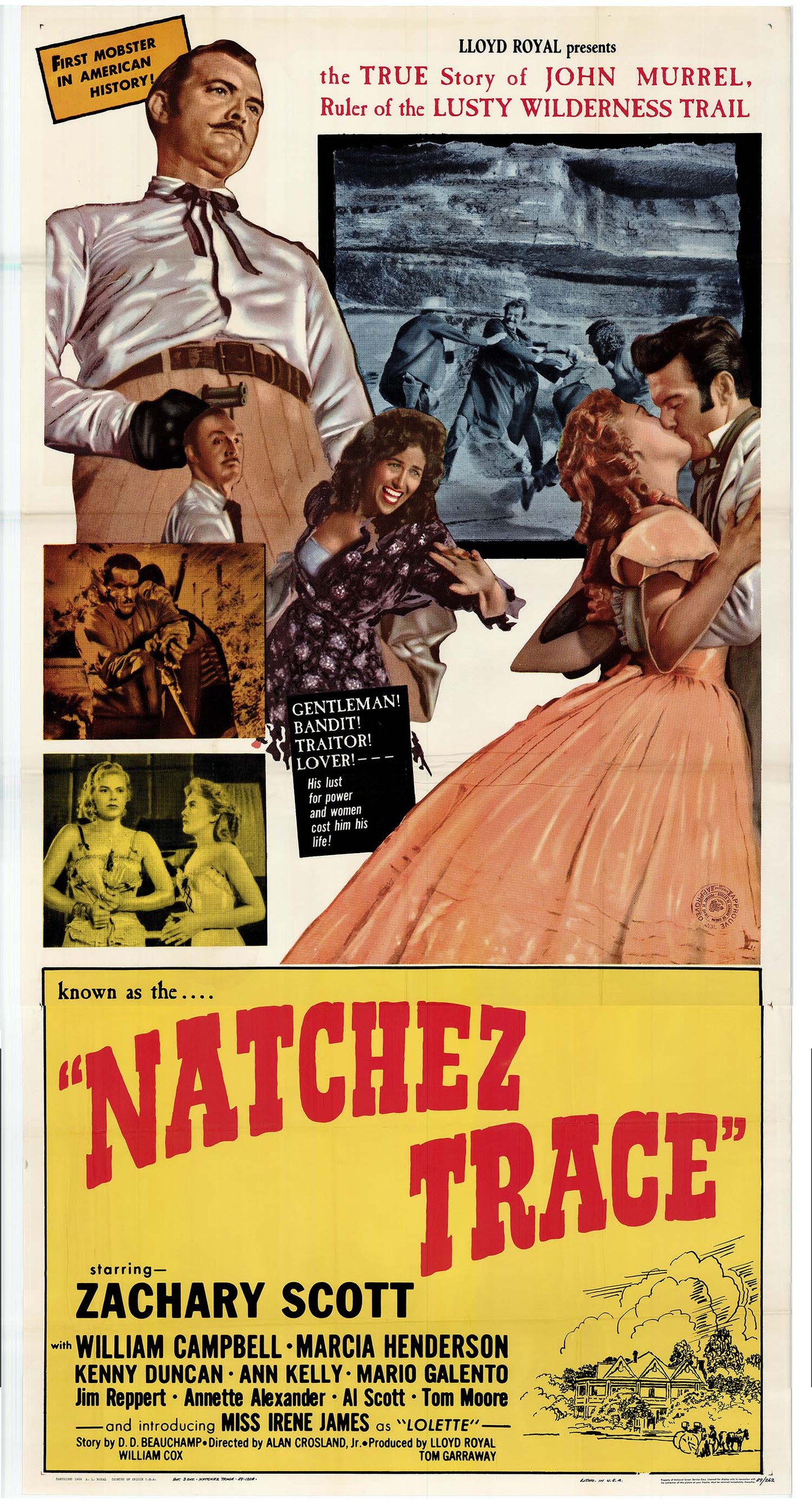 Natchez Trace - Classic 2 Panel Movie Poster