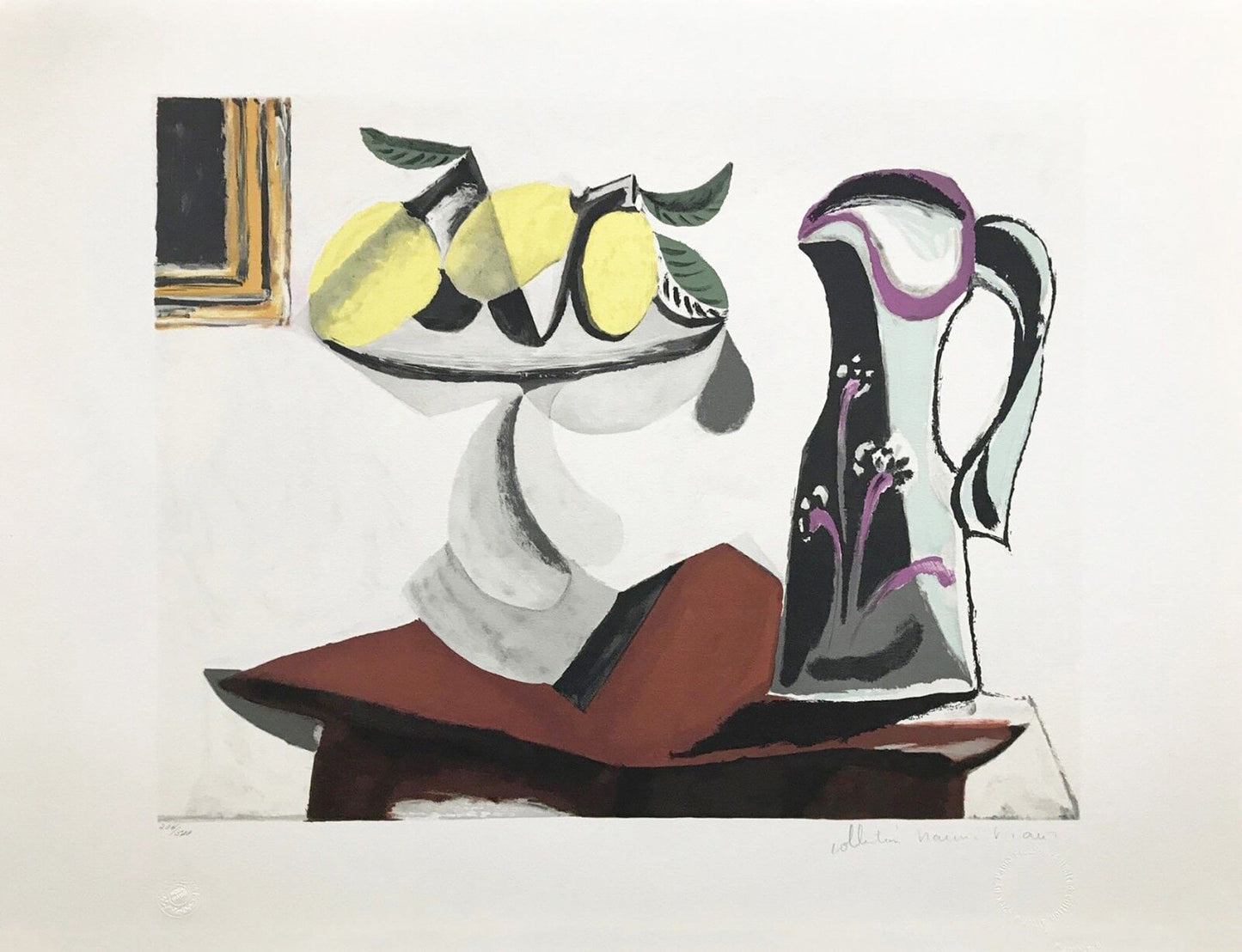 Pablo Picasso; Marina Picasso Nature Morte au Citron et a la Cruche
