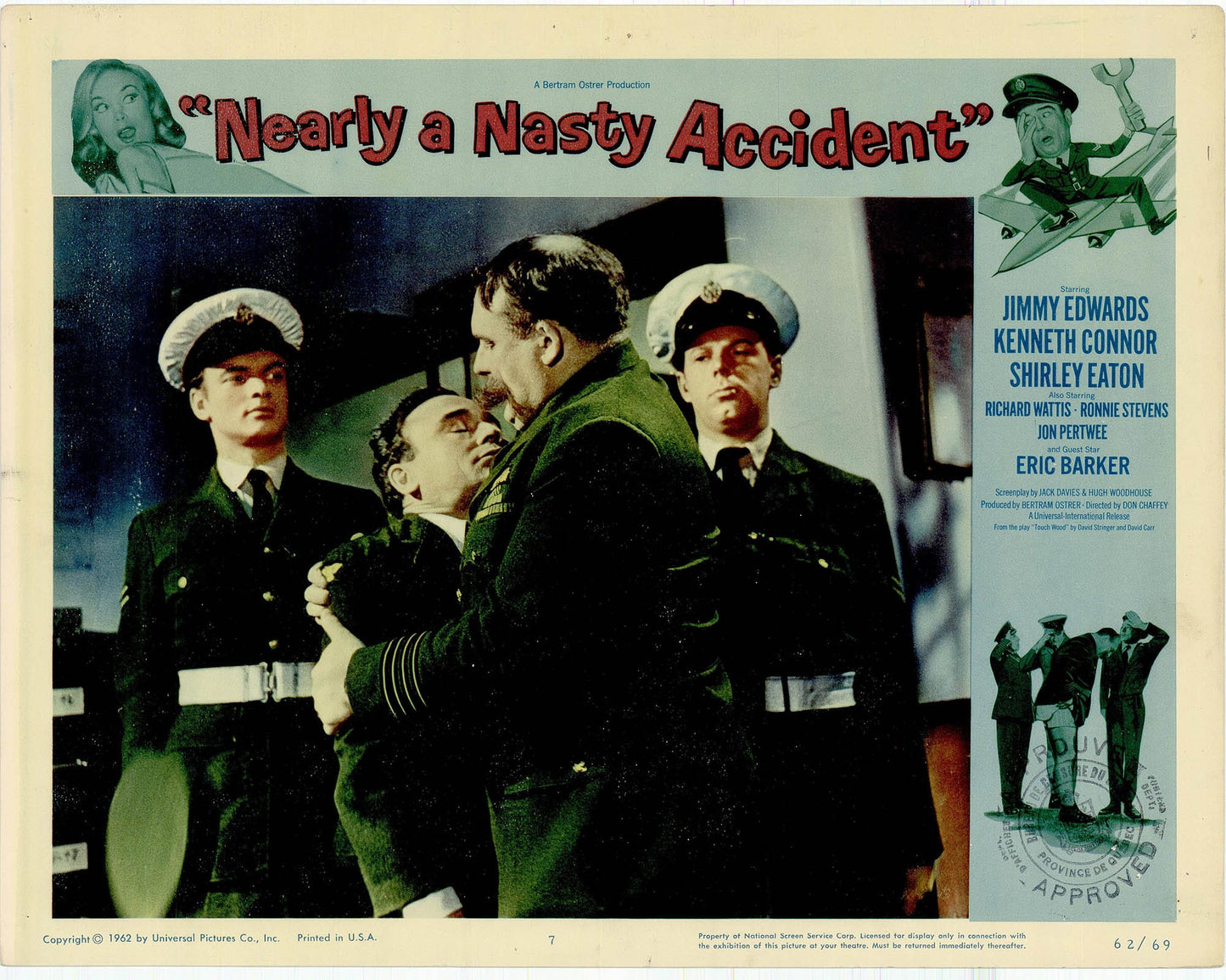 Nearly a Nasty Accident Movie Lobby Card