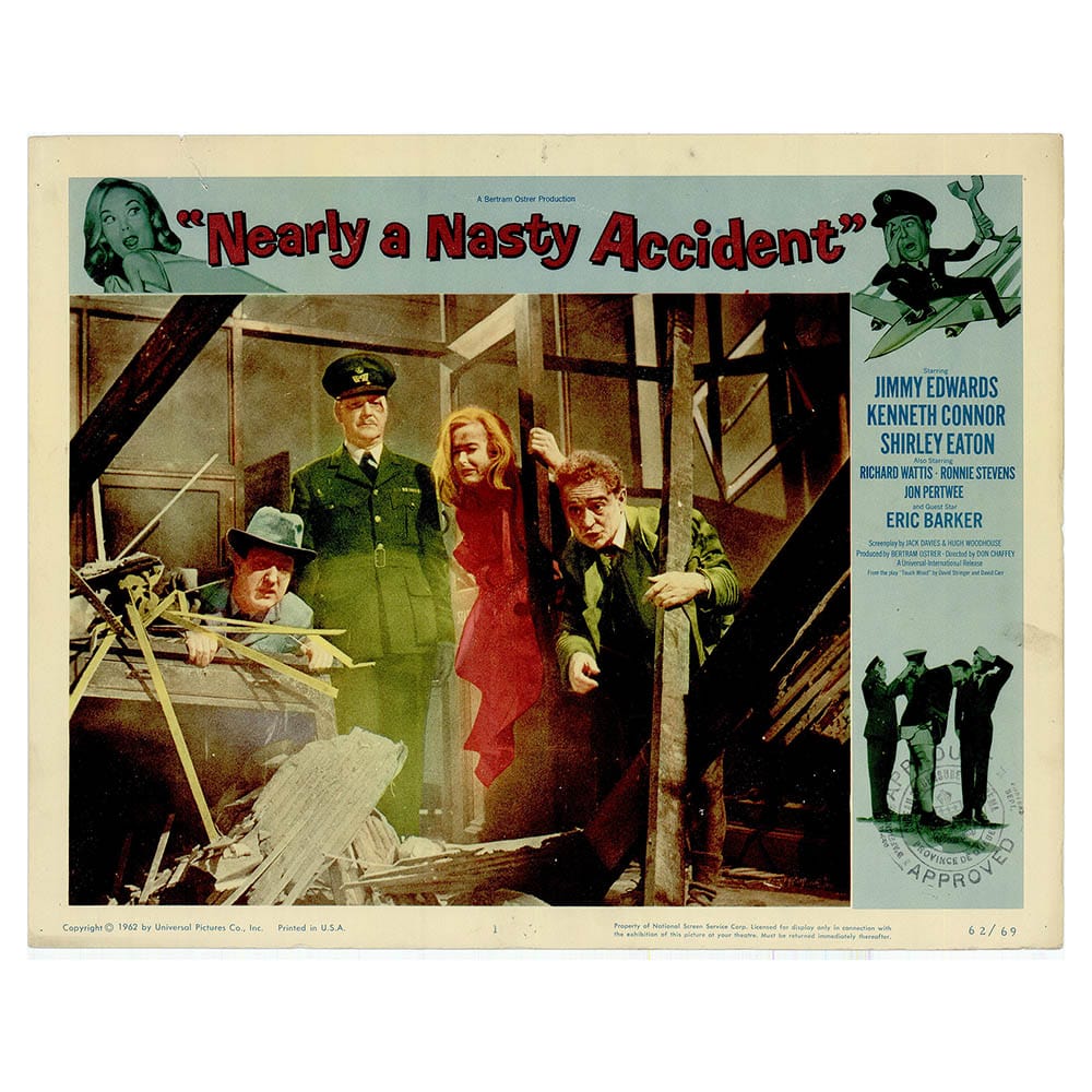 Nearly a Nasty Accident Movie Lobby Card