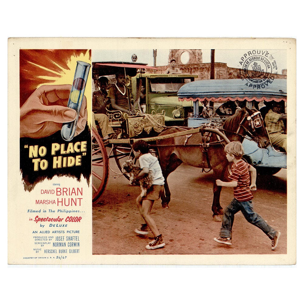 No Place to Hide Movie Lobby Card