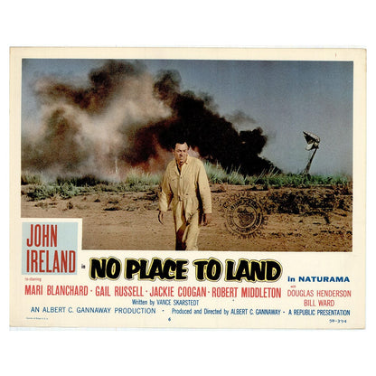 No Place to Land Movie Lobby Card