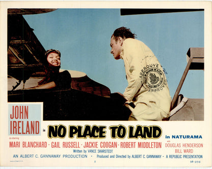 No Place to Land Movie Lobby Card