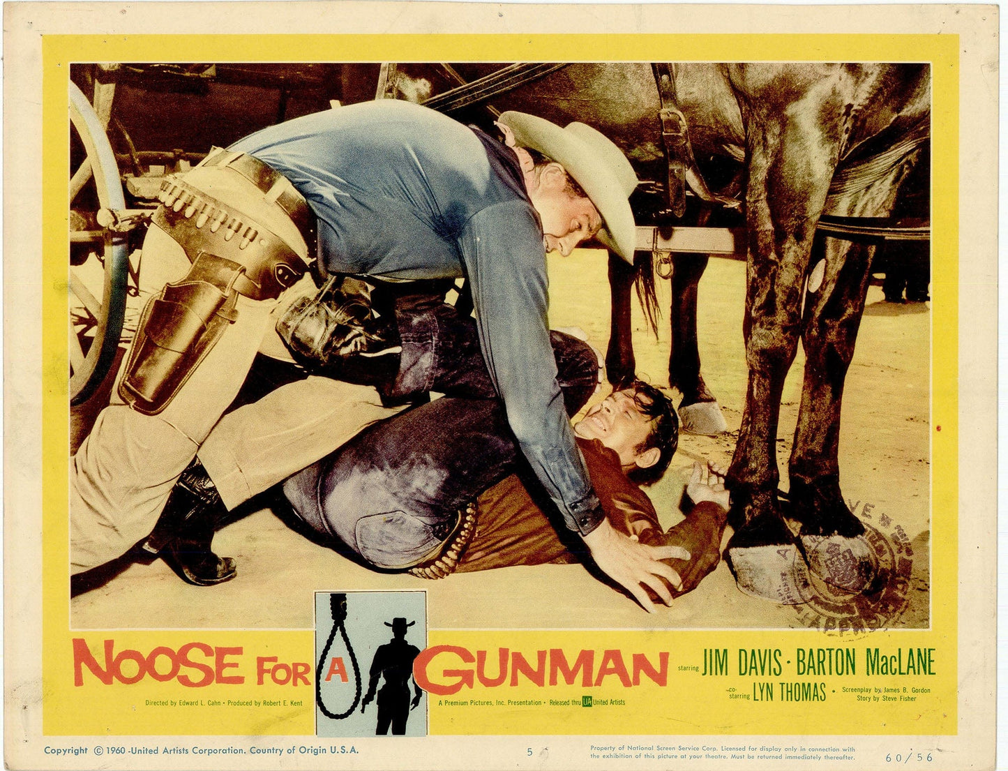 Noose for a Gunman Movie Lobby Card