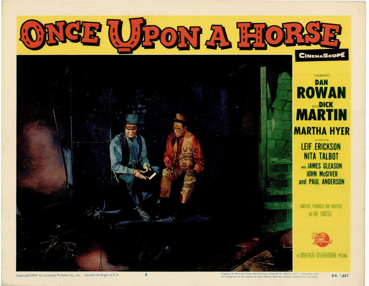 Once Upon a Horse Movie Lobby Card