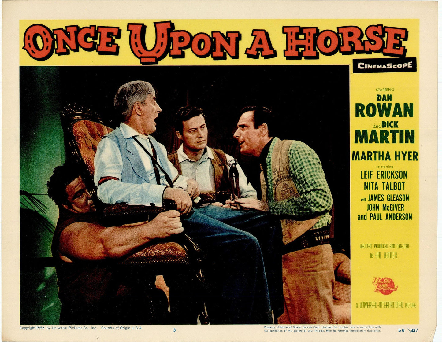 Once Upon a Horse Movie Lobby Card